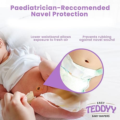 TEDDYY Easy Baby L Size Diaper Tape Style |120 Count (Large) | 9-13 kgs (Pack of 2) | Quick Absorbency | Extra Super Soft | Anti - Bacterial | Wetness Indicator with Adjustable Grip Tapes - Image 3