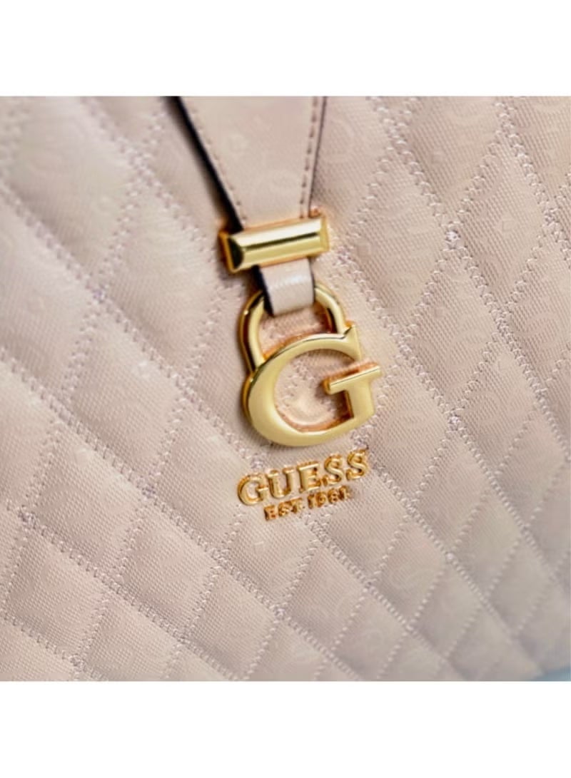 جس حقيبة يد نسائية كبيرة السعة بثلاث طبقات من GUESS - 32.5×22×11.5 سم - Image 3