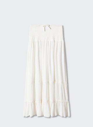 Youth Ruffled Essential Maxi Skirt