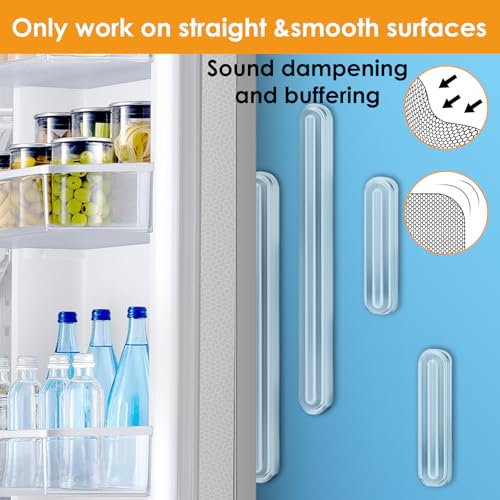 FURNIMATE Wall Protector from Furniture 6PCS Set, Wall Bumper Guards, Clear Furniture Bumpers, Fridge Door Stopper - Image 2