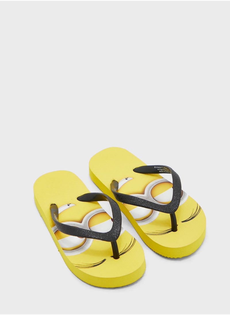UNIVERSAL - Kids Minions Flip Flops - Image 1