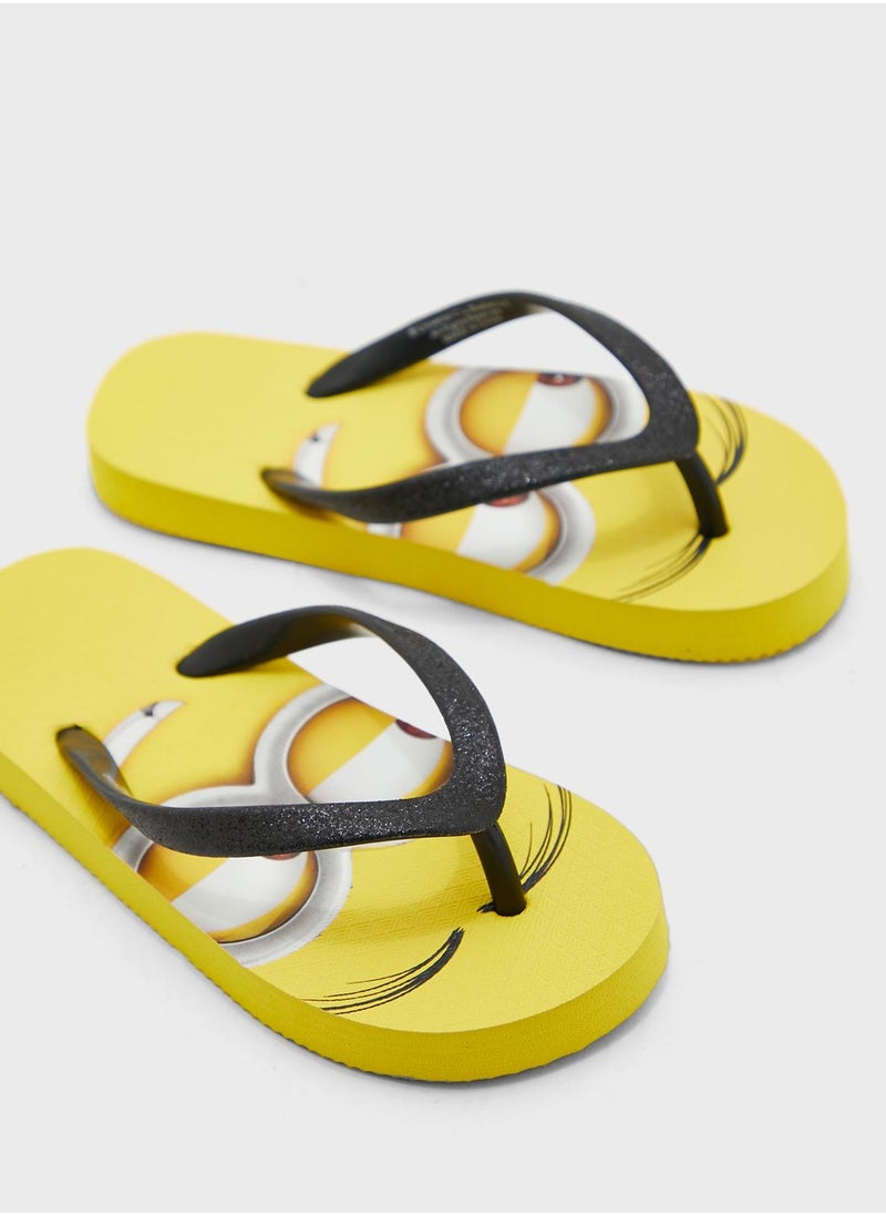 UNIVERSAL - Kids Minions Flip Flops - Image 1