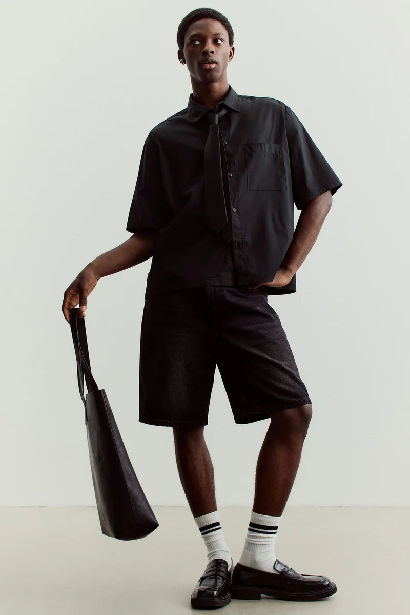 H&M Oversized Fit Short-sleeved shirt