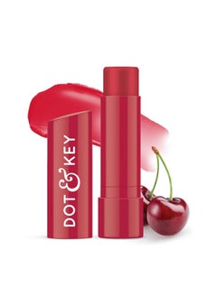 Dot & Key Dot & Key Barrier Repair Hydrating Lip Balm SPF 50 | Cherry Crimson | Repairs Damaged Lip Barrier | High Tinted | 4.5 gm  - Image 1