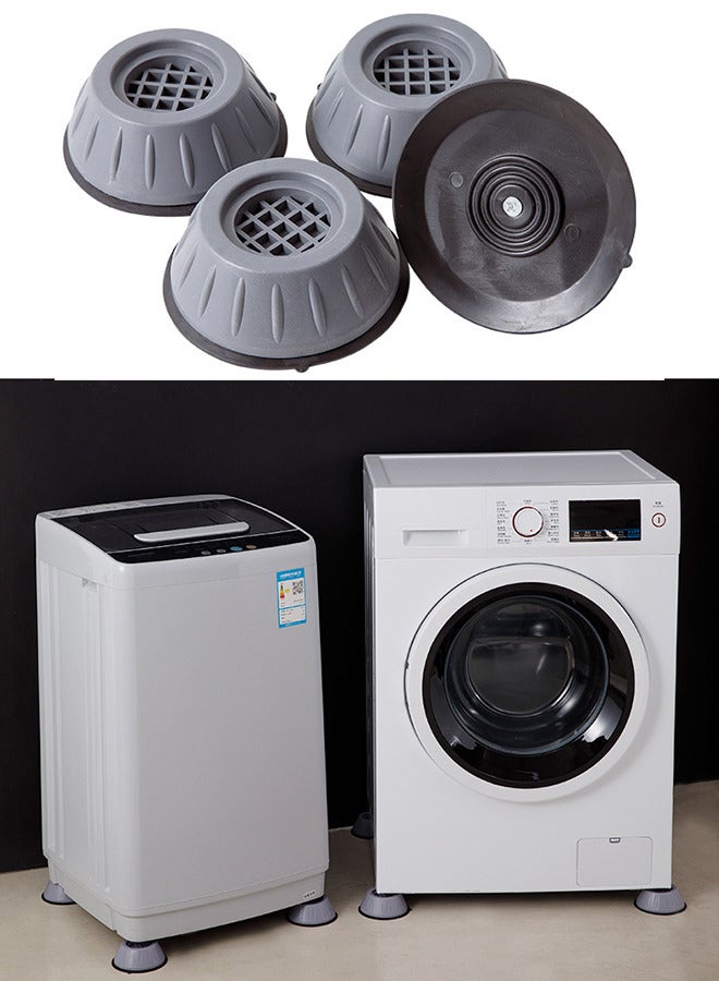 4-Piece Washing Machine Feet Pads Noise Reducing Anti Slip Anti Vibration Rubber - Image 1
