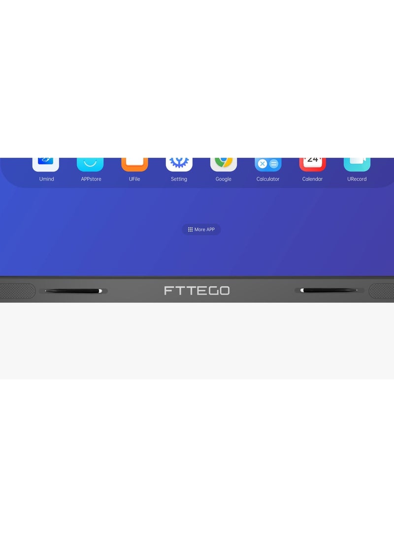 FTTEGO FTT EGO RK3588 75" 4K UHD Interactive Flat Panel Display with AI Camera, Android 15, 16GB RAM, Smart Touch Screen for Business, Education, and Meetings - Image 4