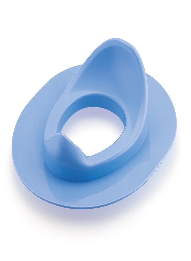 MOLTRES - Baby Potty Toilet Seat for baby Kids Boys And Girls Potty Training, Fits Round & Oval Toilets, Non-Slip with Splash Guard Potty Seat (Blue) - Image 1