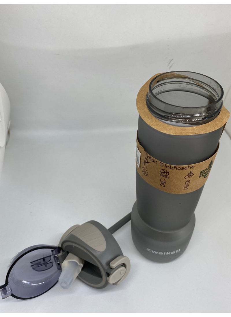 Zweikell - قاروة تريتان 650 مل بدون شريط باللون الرمادي - Image 1