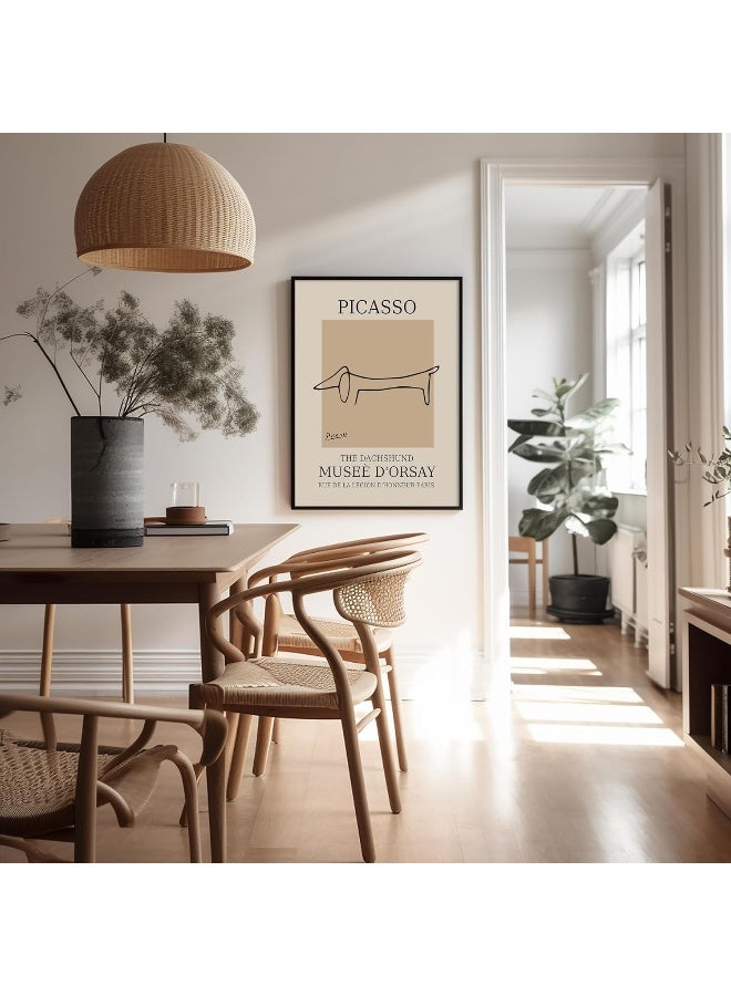 Poster Master Vintage Picasso Poster - Retro Dachshund Print - Dog Art - Line Drawing Art - Sketch Art - Gift For Boys, Girls & Animal Lover - Decor For Kid'S Room Or Nursery - 8X10 Unframed Wall Art - Image 5