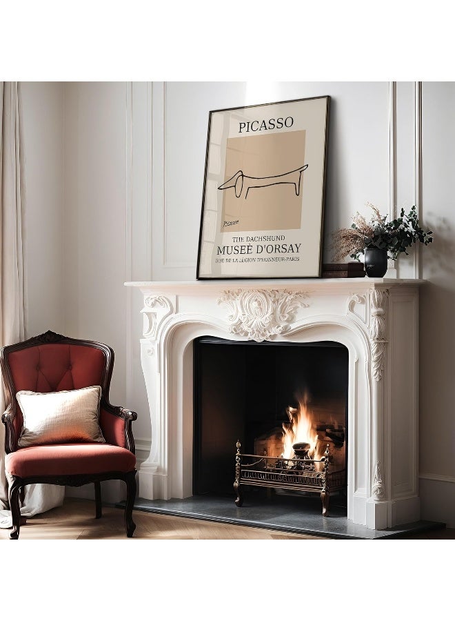 Poster Master Vintage Picasso Poster - Retro Dachshund Print - Dog Art - Line Drawing Art - Sketch Art - Gift For Boys, Girls & Animal Lover - Decor For Kid'S Room Or Nursery - 8X10 Unframed Wall Art - Image 4