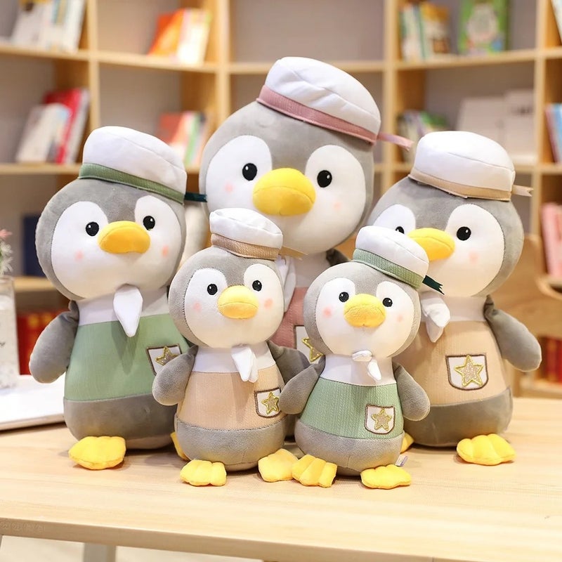 Y&D Baby Small Size 9-Inch Pink Capsule Penguin Stuffed Animal Toy – Soft, Colorful, Musical, Squeaky Bath Toy for Singing & Dancing Fun - Image 5