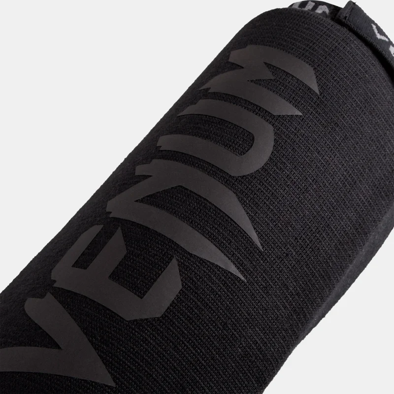 Venum Black Kontact Shin Guards  | Best Price UAE