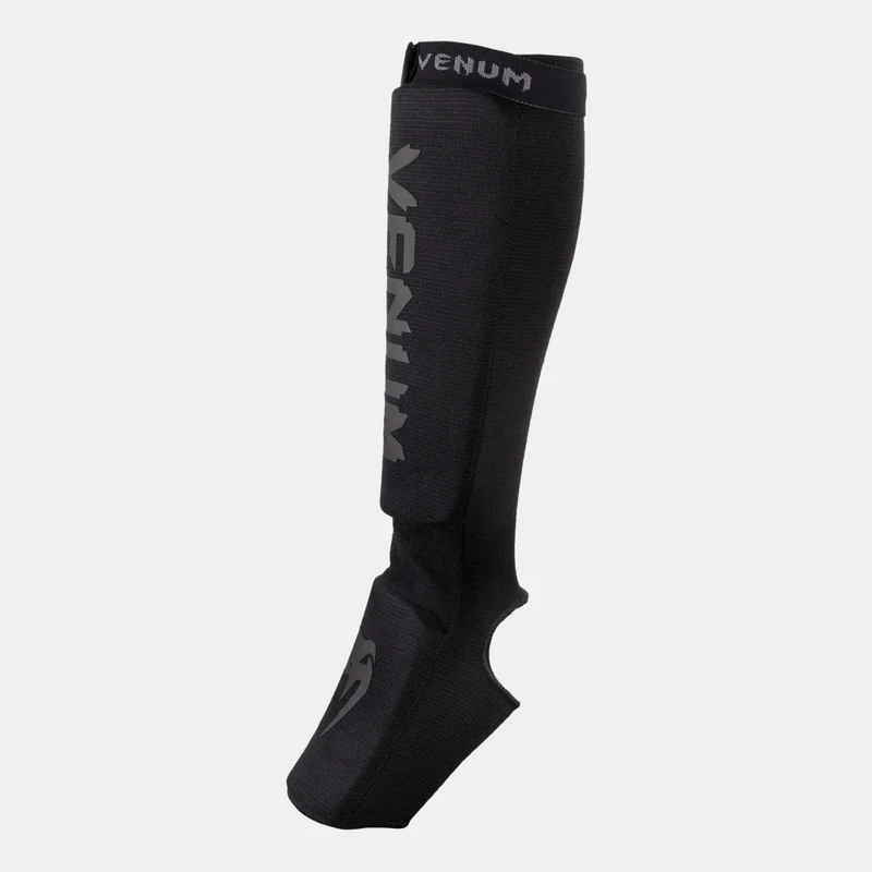 Venum Black Kontact Shin Guards  | Best Price UAE