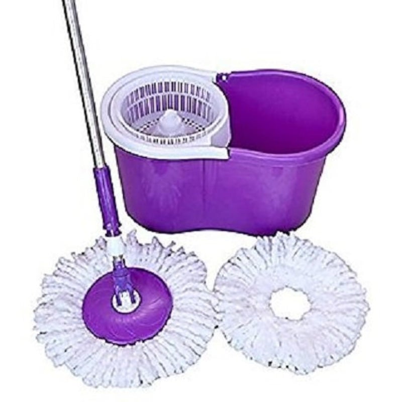 GRAZIA Bucket MOP 360 Spin Squeeze Out Wet and Dry MOP - Magic Spin Mop - Image 5