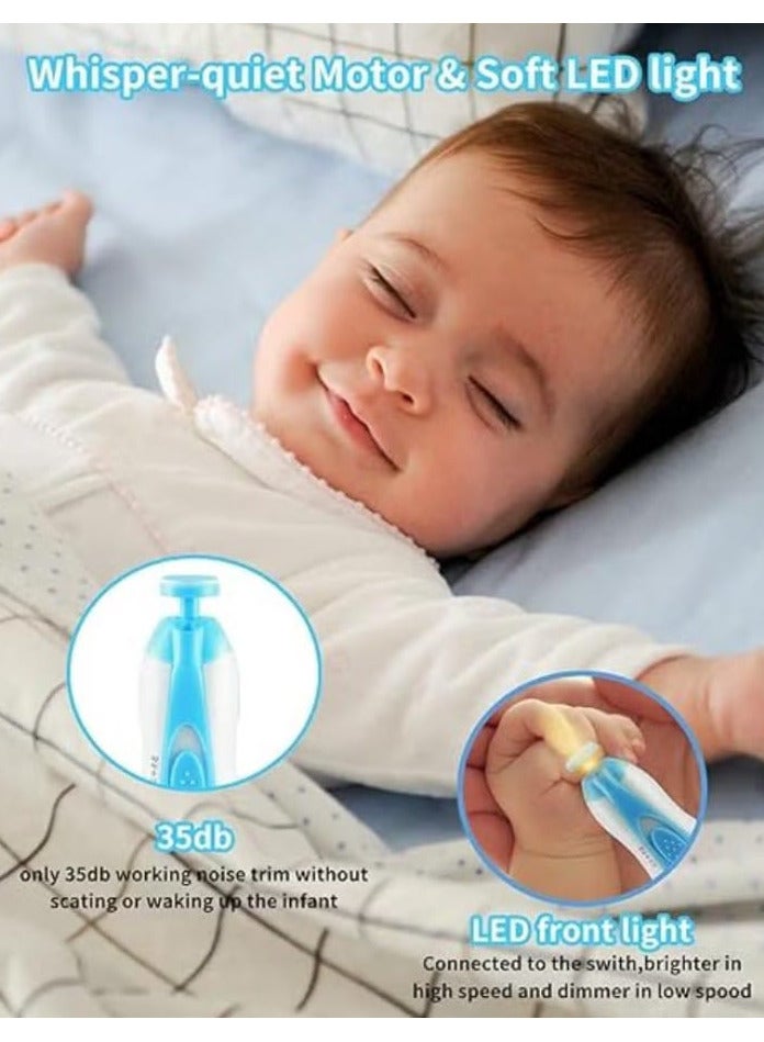 ماكينة تشذيب أظافر الأطفال الكهربائية، مقص أظافر الأطفال لأصابع القدم والأصابع - Image 3