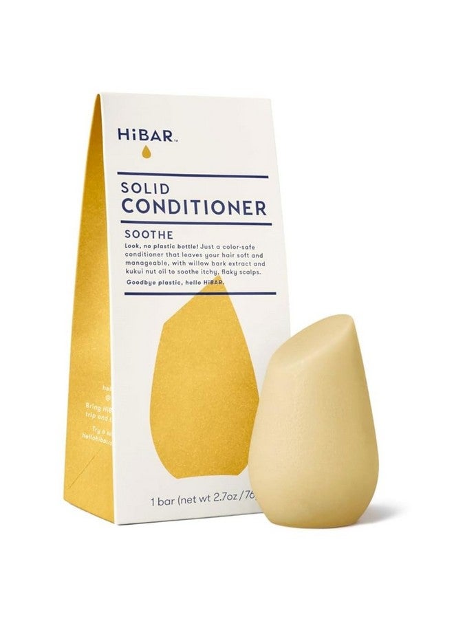 HiBAR Soothe Conditioner Bar Dandruff Conditioner For Itchy Dry Scalp Relief Colorsafe Bar Conditioner Improves Scalp Health Ecofriendly Packaging - Image 1