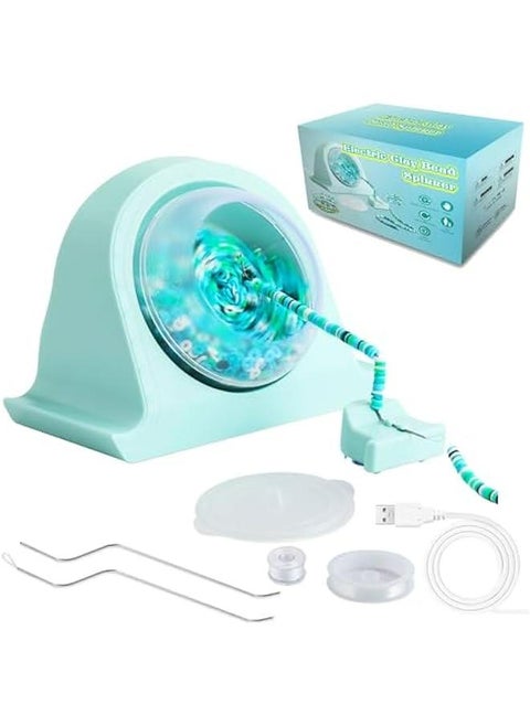 Automatic Bead Spinner Bowl with Thread Tool Stringing Machine for Easy Beading Supplies