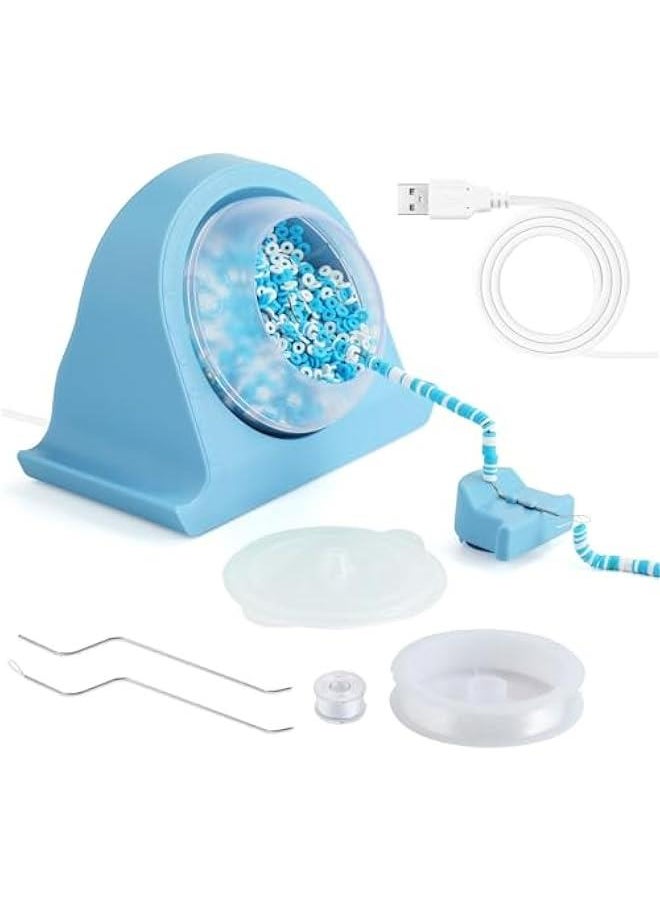 null - Automatic Bead Spinner Bowl with Thread Tool Stringing Machine for Easy Beading Supplies - Image 1