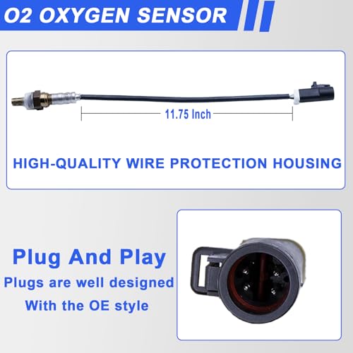 HHGKPVX O2 Oxygen Sensor 15717 Downstream Upstream Compatible with 1990-2014 Ford F150 F250 F350 Ranger Explorer Escape Focus Mazda Tribute Mercury Lincoln # 15716 15664 234-4045 (4Pcs) - Image 5