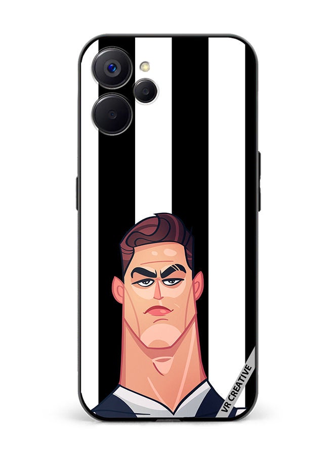 VR CREATIVE Protective Case Cover For Realme 10 5G Cr7 Design Multicolour - Image 1