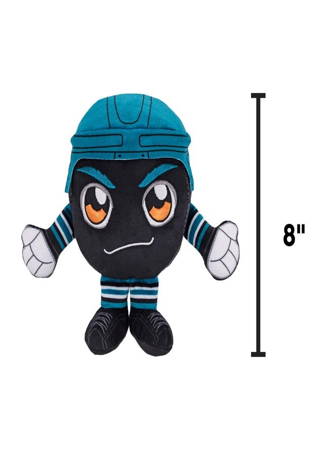 Bleacher Creatures San Jose Sharks 8" NHL Kuricha Hockey Puck Sitting Plush - Soft Chibi Inspired Plush - Image 3