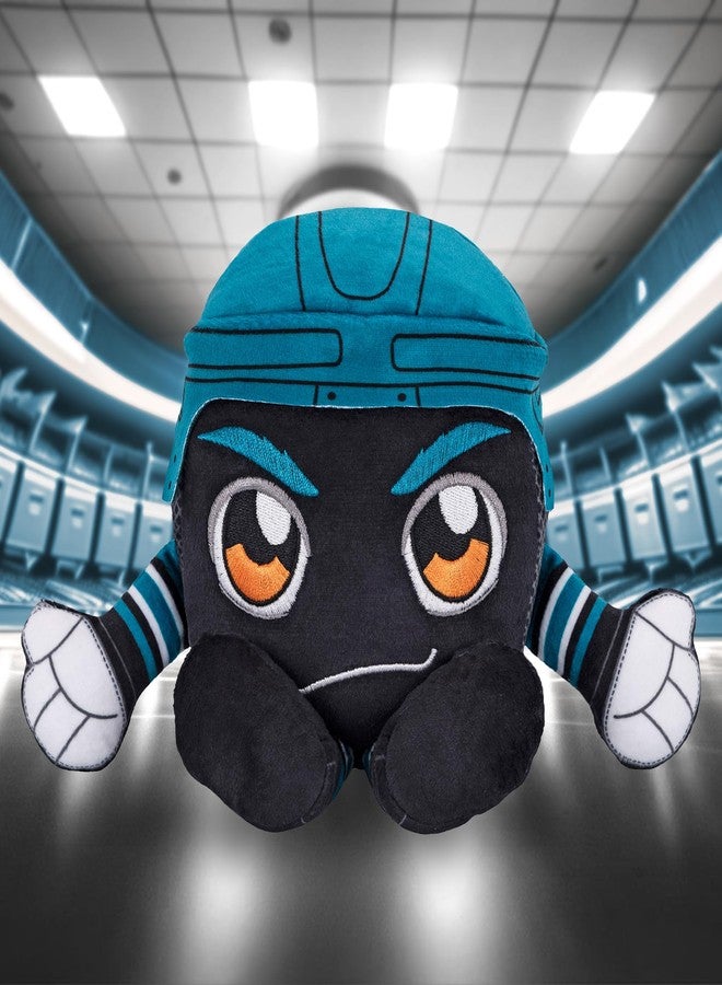 Bleacher Creatures San Jose Sharks 8" NHL Kuricha Hockey Puck Sitting Plush - Soft Chibi Inspired Plush - Image 5