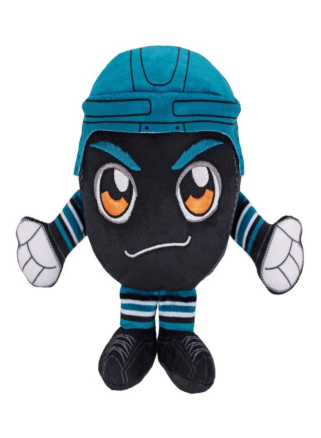 Bleacher Creatures San Jose Sharks 8" NHL Kuricha Hockey Puck Sitting Plush - Soft Chibi Inspired Plush - Image 1