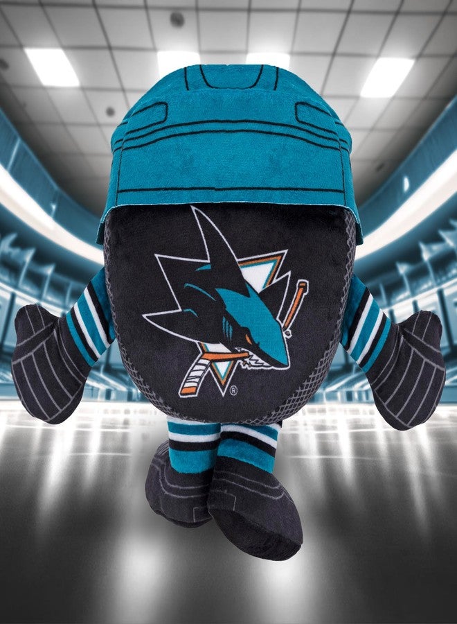 Bleacher Creatures San Jose Sharks 8" NHL Kuricha Hockey Puck Sitting Plush - Soft Chibi Inspired Plush - Image 4