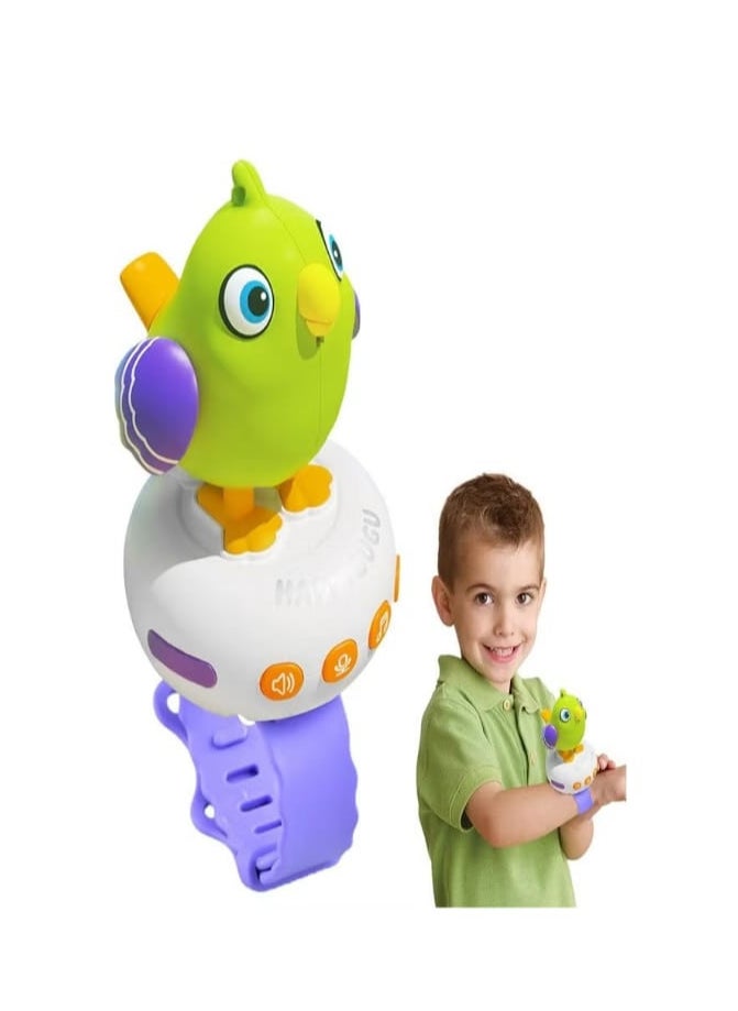 Generic Electric Parrot Bird Watch Toy, Talking Parrot Toy, Cute Musical Bird Watch Toy for Kids Children's Birthday Gift  - Image 1