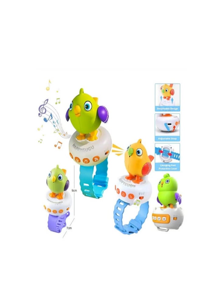Generic Electric Parrot Bird Watch Toy, Talking Parrot Toy, Cute Musical Bird Watch Toy for Kids Children's Birthday Gift  - Image 3