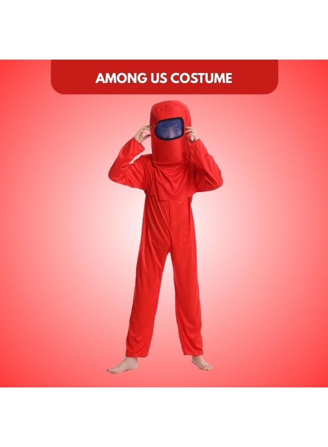 Toy Box Kids Astronaut Costume, Among US Role-Play Costume Set, Red - Image 1