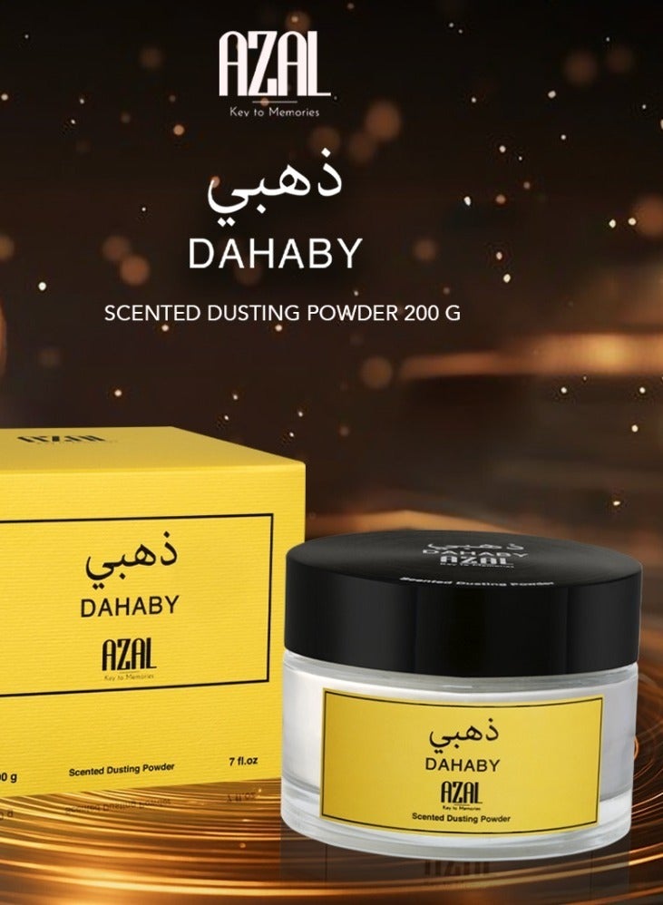 Azal Dahaby Scented Dusting Powder – 200g - Image 1