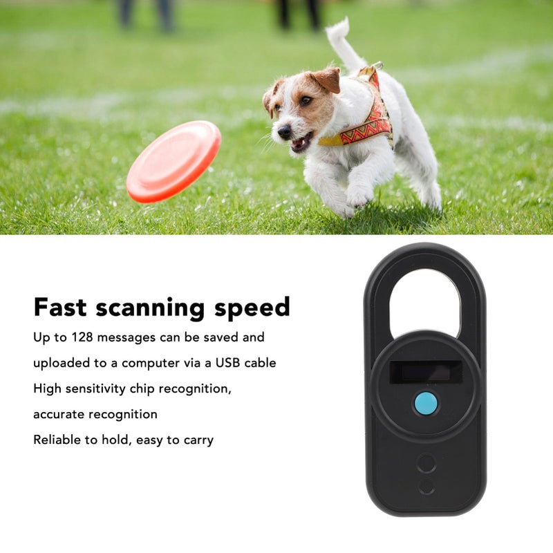 Pssoppk5up138tcg 11 Portable Rechargeable Pet Microchip Scanner Animal Chip Reader For Dogs Cats - Image 4