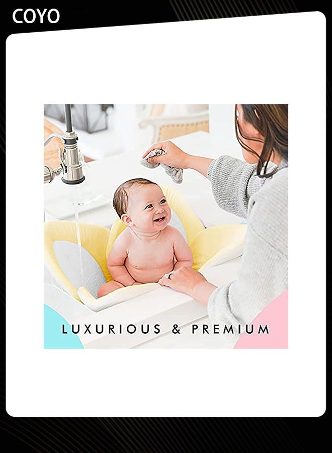 COYO Lotus Baby Bath Seat Flower Shaped Comfortable Bathtub  - Image 2