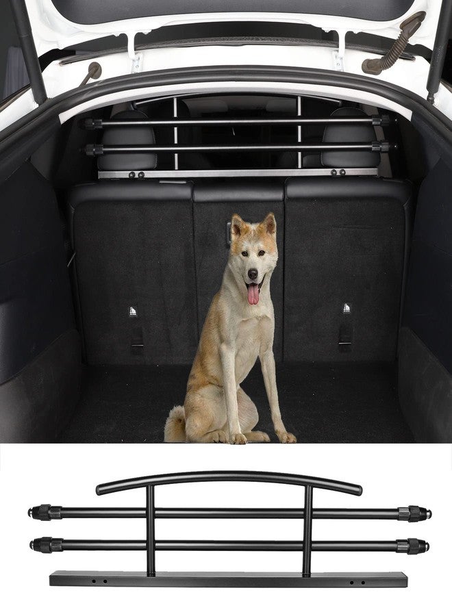 EVFITUS for Tesla Model Y Dog Barrier Adjustable Large Pet Protective Barrier Anti-bite Heavy-Duty Metal Stainless Steel for Dog Travel Accessories 2021 2022 2023 2024 - Image 1