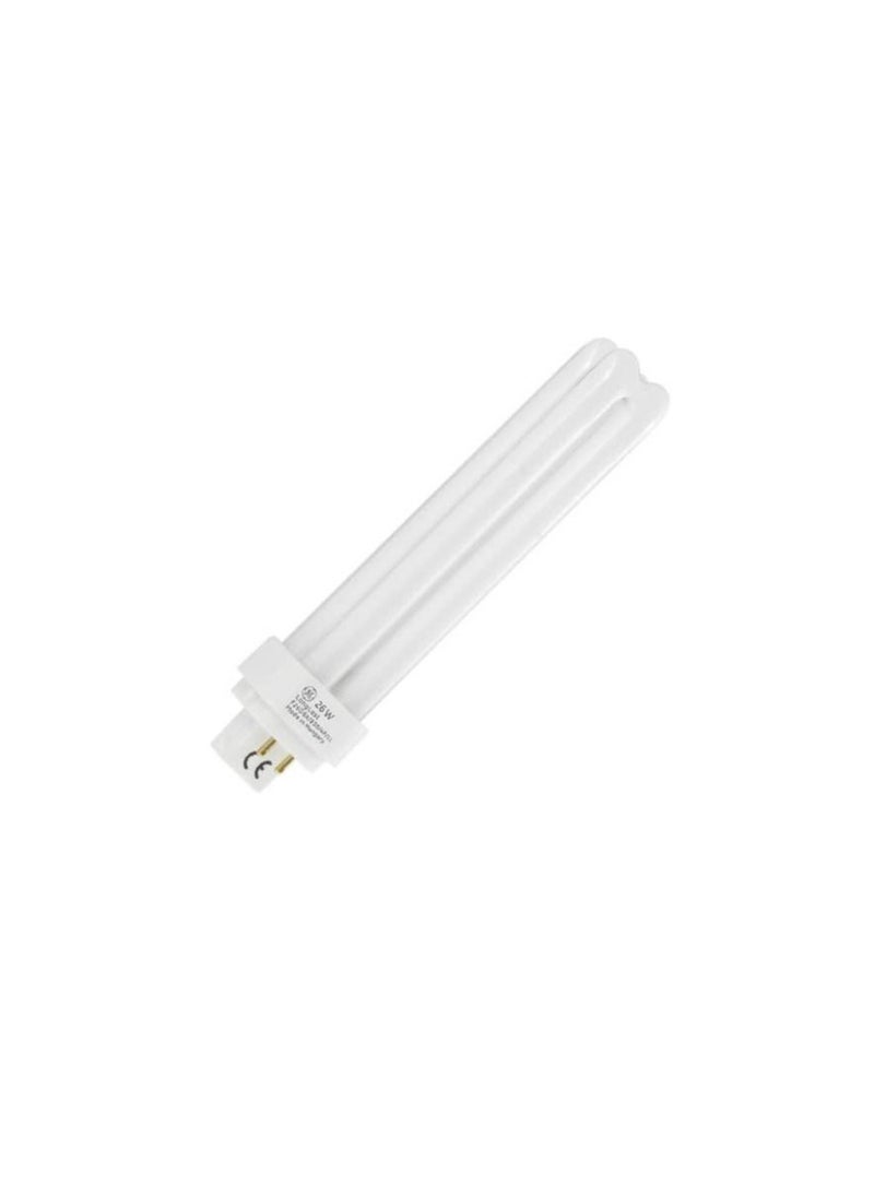 Osram - Osram Duluxd/E Energy Saver [Quicktronic Ecg] Cflni, 2 Tubes (26W) 4 Pin - Plug In Base- G24Q-3, 1800 Lm - Lumilux -Warm White/Energy Class A - Image 1