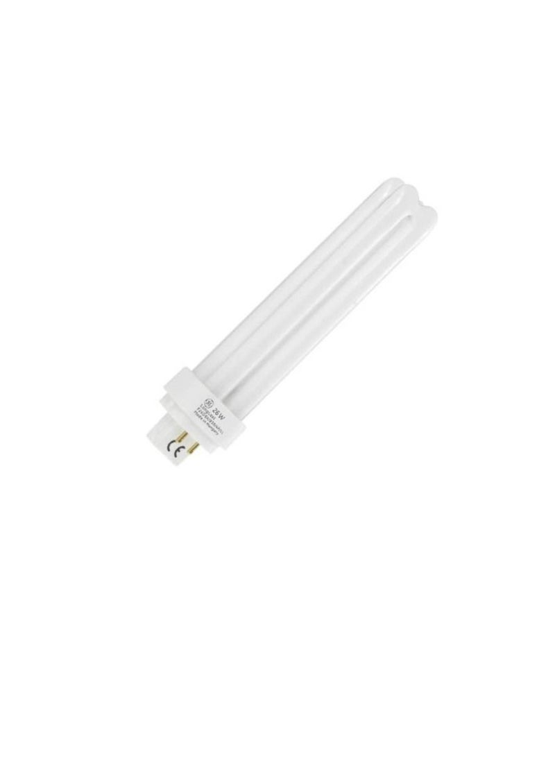 Osram - Osram Duluxd/E Energy Saver [Quicktronic Ecg] Cflni, 2 Tubes (26W) 4 Pin - Plug In Base- G24Q-3, 1800 Lm - Lumilux -Warm White/Energy Class A - Image 1