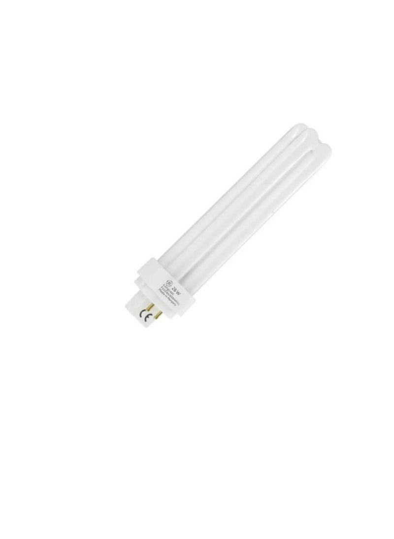 Osram - Osram Duluxd/E Energy Saver [Quicktronic Ecg] Cflni, 2 Tubes (26W) 4 Pin - Plug In Base- G24Q-3, 1800 Lm - Lumilux -Warm White/Energy Class A - Image 1