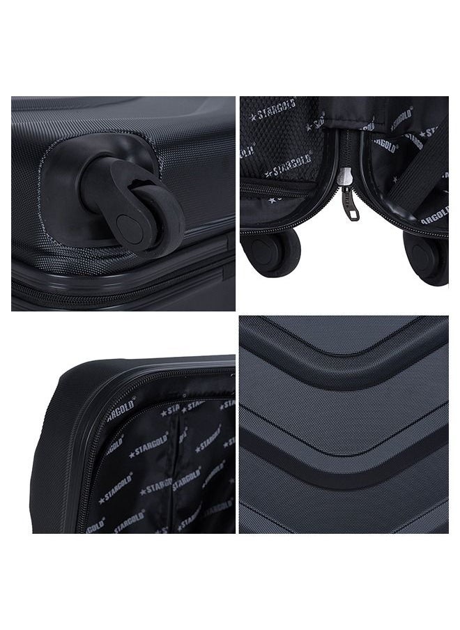 Stargold - Suitcase Set of 4 PCS ABS Hardside Travel Luggage Bag - Image 1