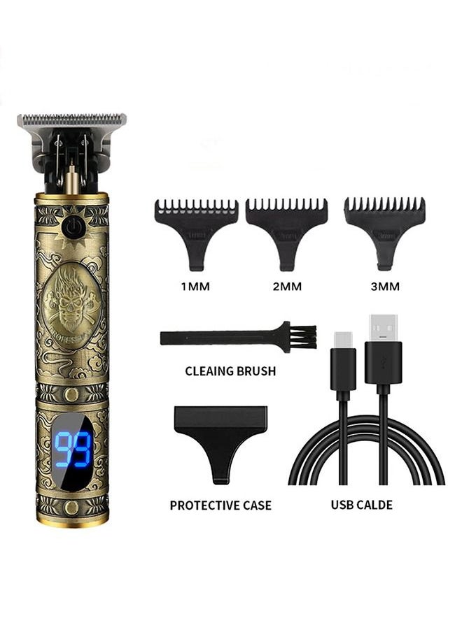 General - Hair Clippers for Men, Professional Hair and Beard Trimmer for Barber, T Blade Hair Edgers Clippers, Gold Knight Close-Cutting Trimmers, Cordless Clippers for Hair Cutting, Gift for Men - Image 1