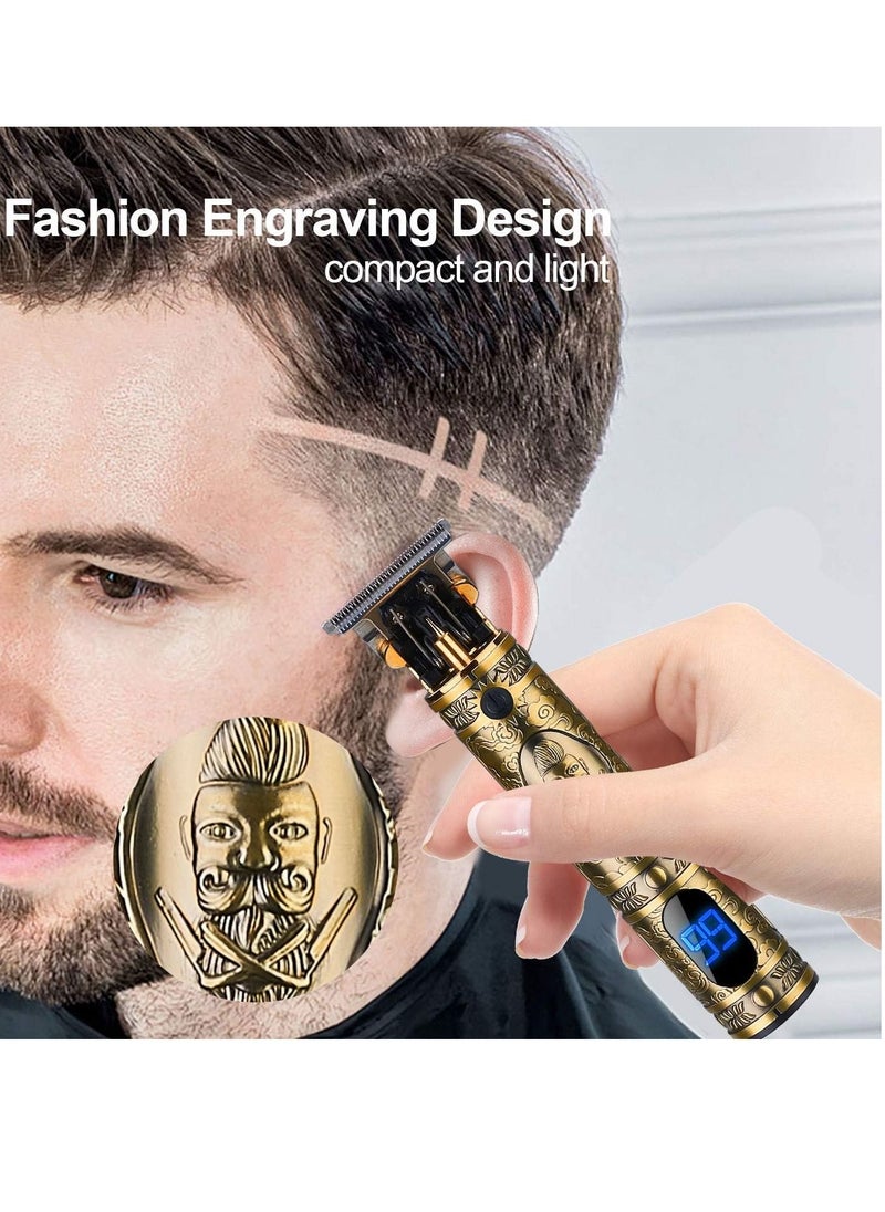 General - Hair Clippers for Men, Professional Hair and Beard Trimmer for Barber, T Blade Hair Edgers Clippers, Gold Knight Close-Cutting Trimmers, Cordless Clippers for Hair Cutting, Gift for Men - Image 1