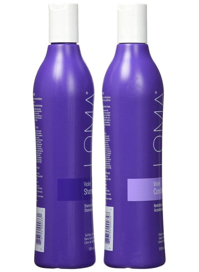 Loma Hair Care Violet Shampoo Violet Conditioner Duo 12 Fl Oz 2 Count (Pack Of 1) - Image 4