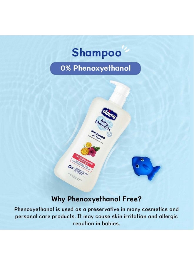Chicco Baby Moments Shampoo For Babies With Calendula & Hibiscus, 100 Ml| No Tears Formula|For Soft & Smooth Hair|Dermatologically Tested|Parabens & Phenoxyethanol Free  - Image 4