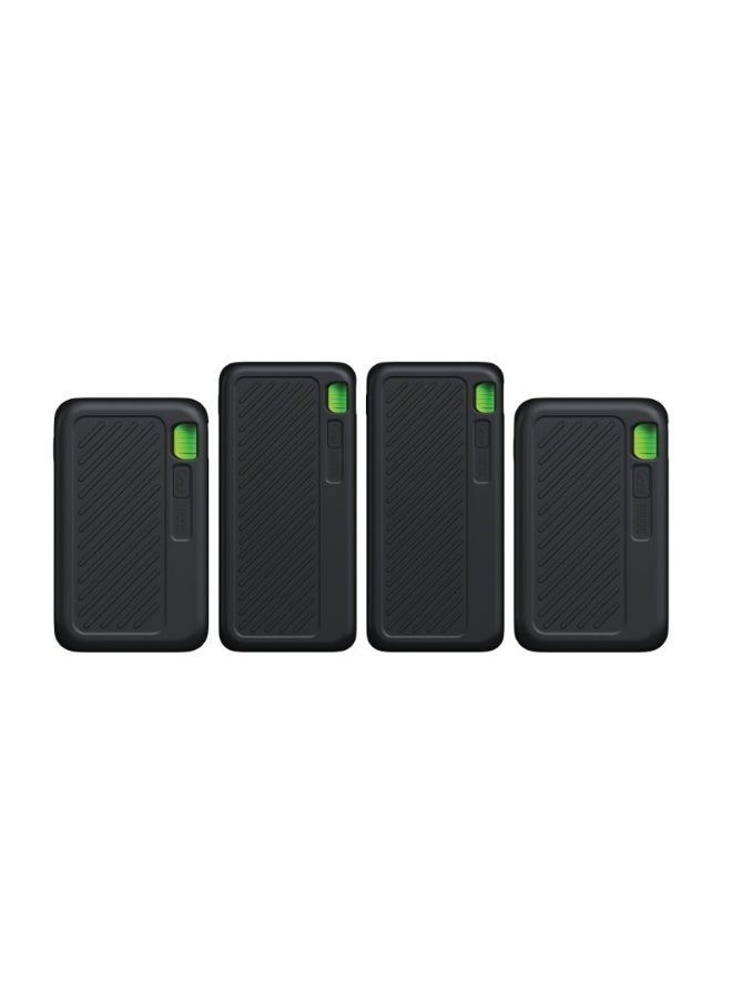 Goui 10000 mAh & 20000 mAh (Pack of 2 each) Singi Power Bank – High-Capacity Portable Charger for Smartphones, Tablets, and More | Charge Multiple Devices Simultaneously | Compact, Convenient, and Travel-Friendly - Black Black - Image 1