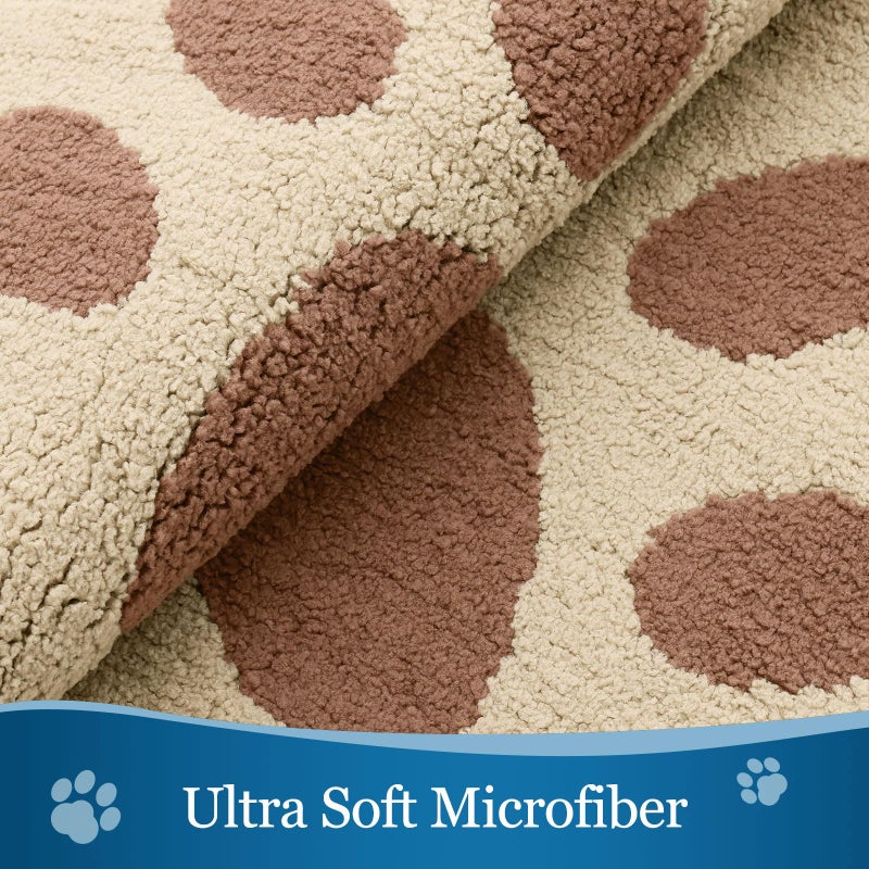 Buganda Dog Door Mat for Muddy Paws  Absorbent Dirt Trapper Washable Indoor Door Mat  Non Slip Low-Profile Mud Mat for Dogs  Front Entrance Door Mat for Inside Floor (36x24 Inches  Light Beige) - Image 3