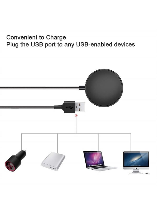 2 Pack Compatible with Samsung Watch Charger,Galaxy Watch 5/4 Charger Cable Dock USB Replacement for Samsung Galaxy Watch 5/5 Pro/4/4 Classic/3/Active 2/Active