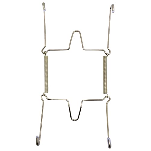 Xinlinke 5Pcs 6-Inch Small Invisible Plate Wire Hanger Wall Holders with Protective Rubber Cover for 5" to 7" Decorative Tray - Image 2