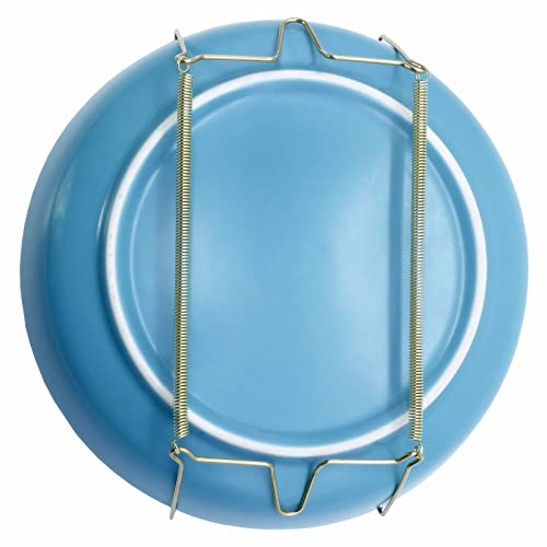 Xinlinke 5Pcs 6-Inch Small Invisible Plate Wire Hanger Wall Holders with Protective Rubber Cover for 5" to 7" Decorative Tray - Image 5