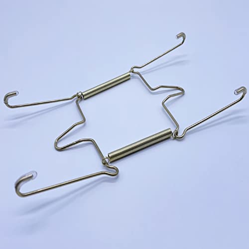 Xinlinke 5Pcs 6-Inch Small Invisible Plate Wire Hanger Wall Holders with Protective Rubber Cover for 5" to 7" Decorative Tray - Image 3