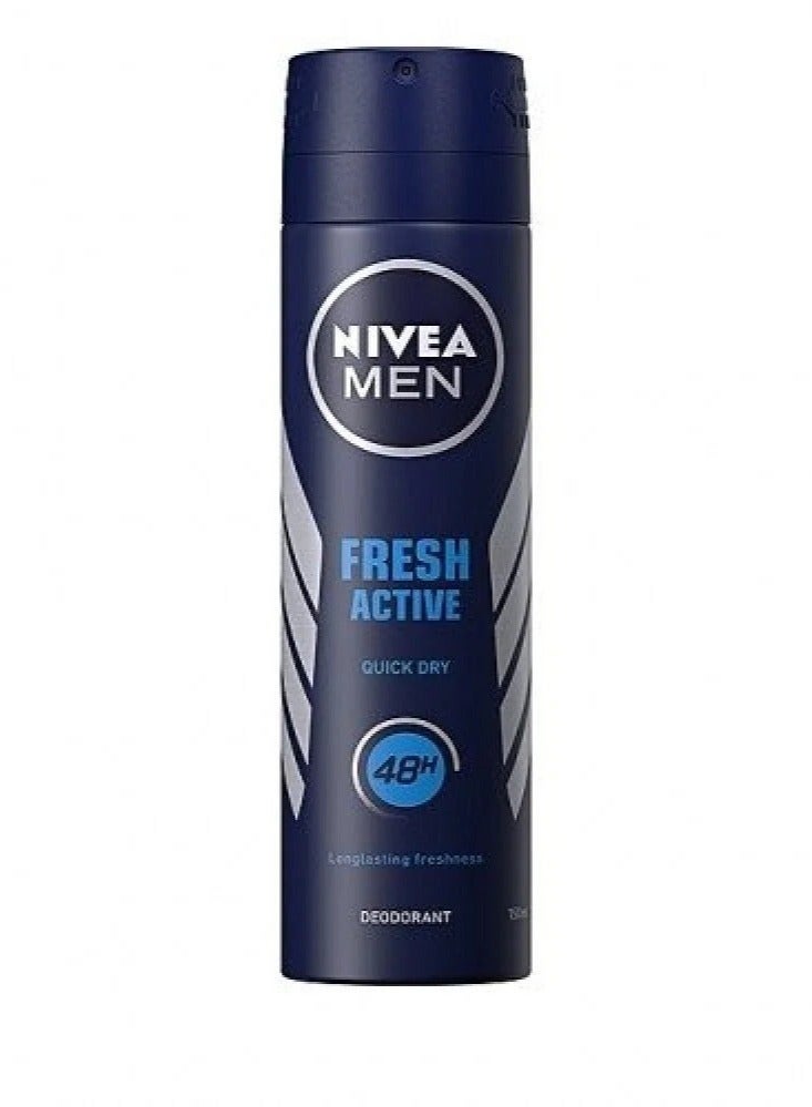 Nivea Nivea Fresh Active Deodorant Spray for Men - 150 ml - Image 2